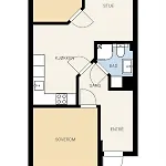 With Two Bedrooms And Parking